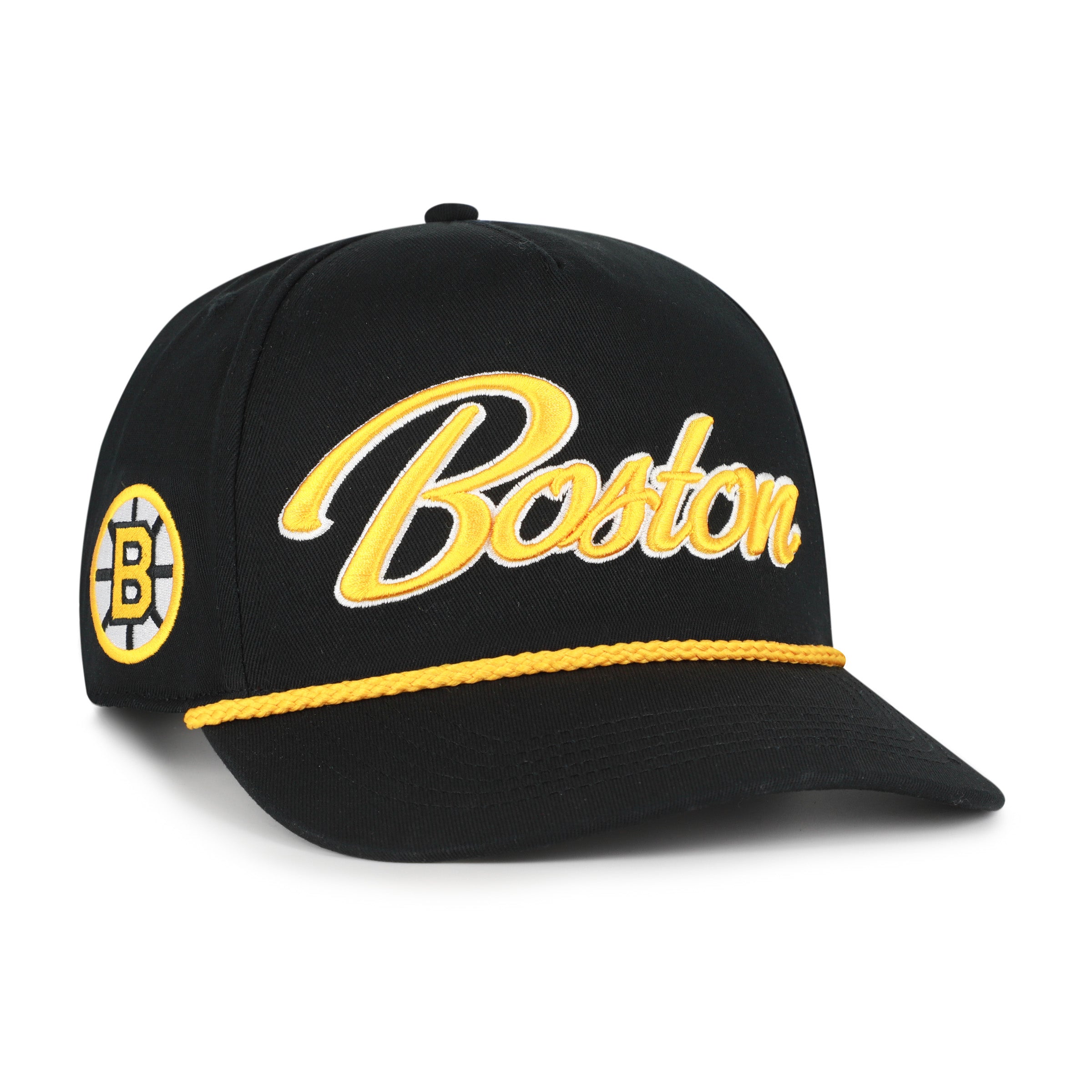 BOSTON BRUINS OVERHAND '47 HITCH BLACK