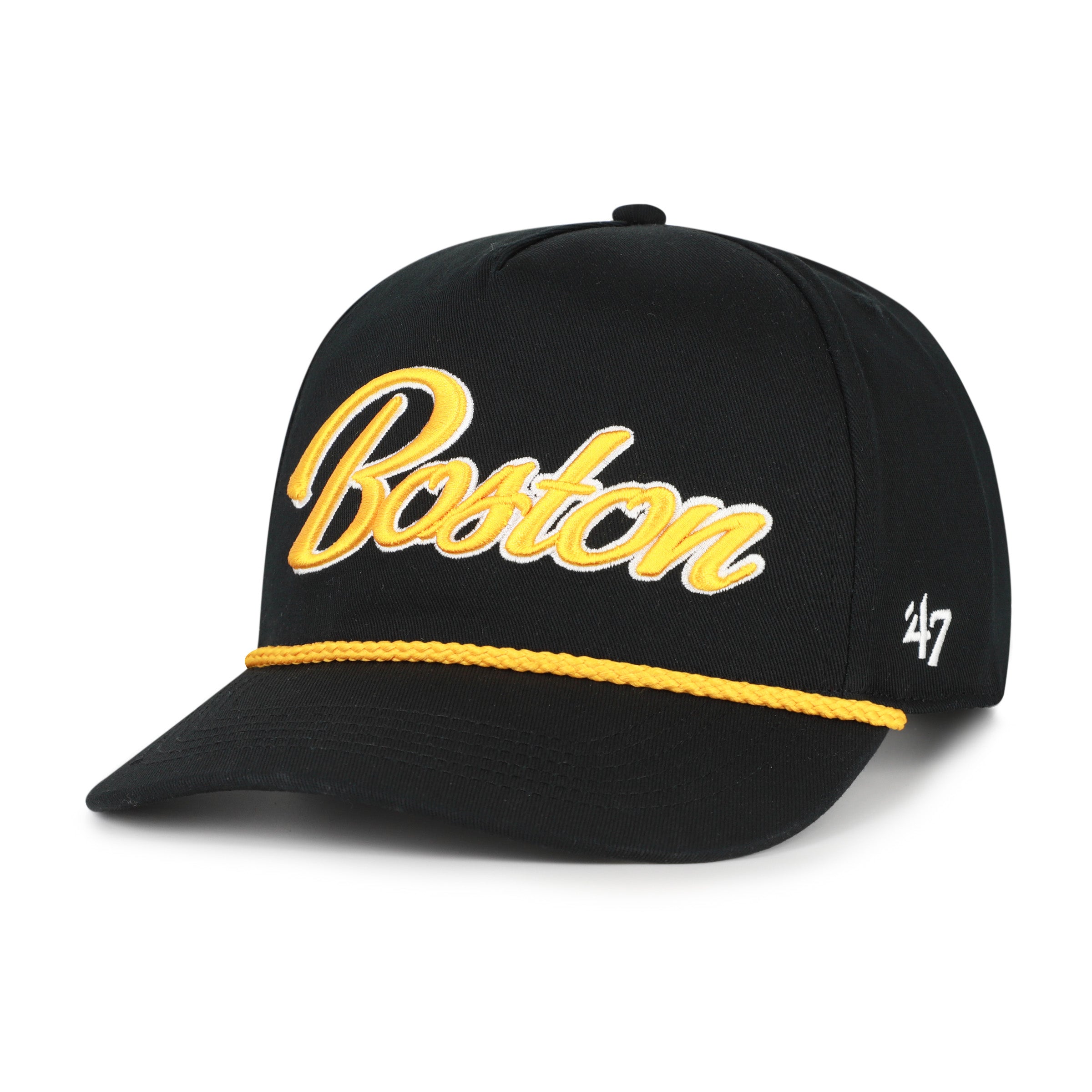 BOSTON BRUINS OVERHAND '47 HITCH BLACK