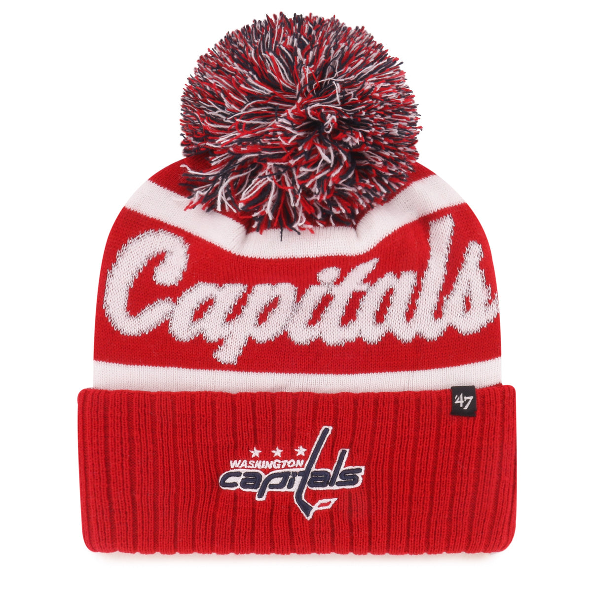 WASHINGTON CAPITALS SPIRITED '47 CUFF KNIT RED