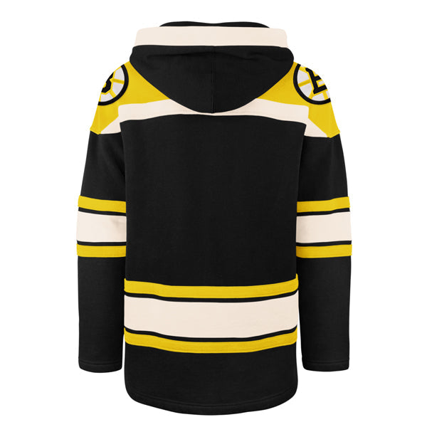 BOSTON BRUINS SUPERIOR '47 LACER HOOD JET BLACK