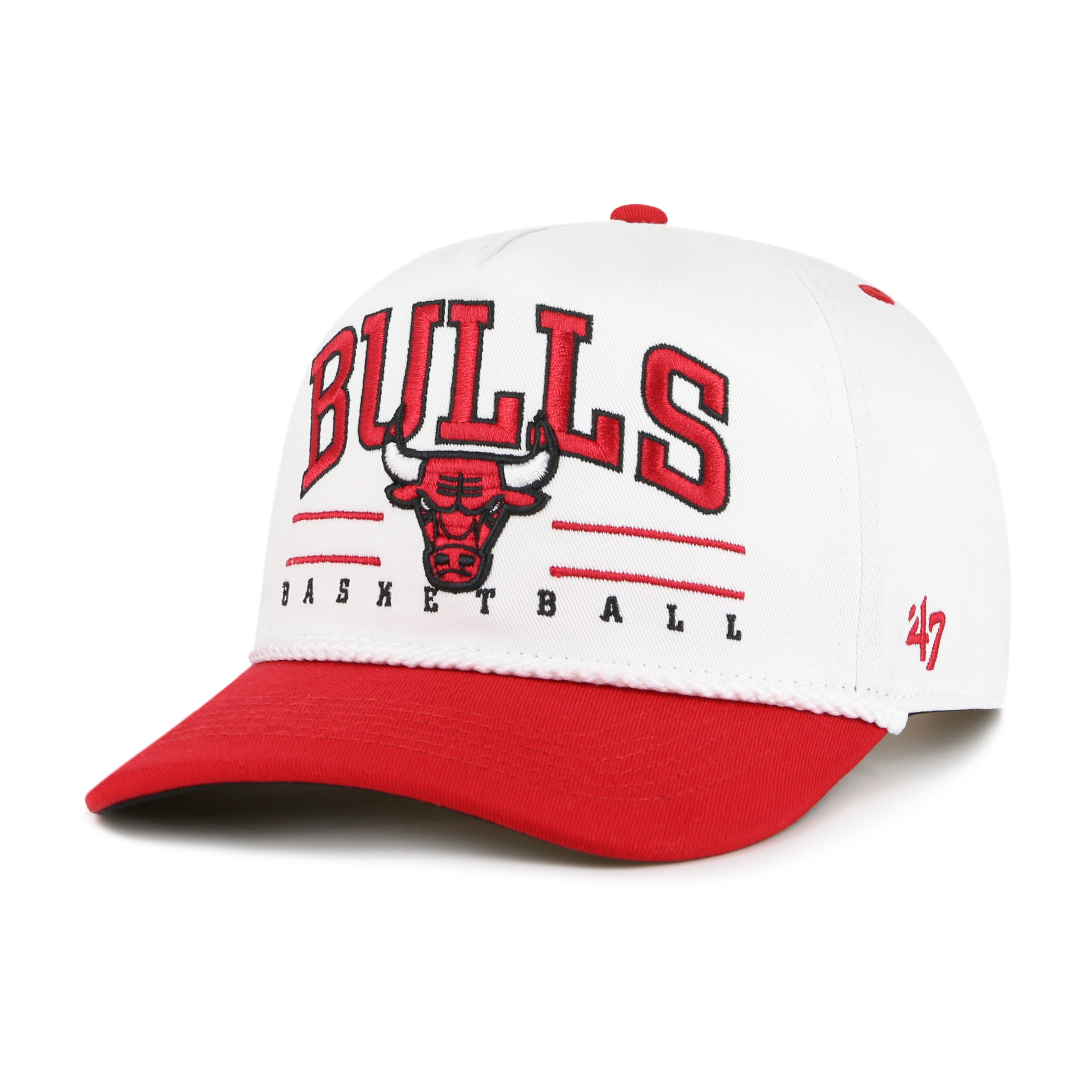 CHICAGO BULLS ROSCOE ROPE TWO TONE '47 HITCH WHITE