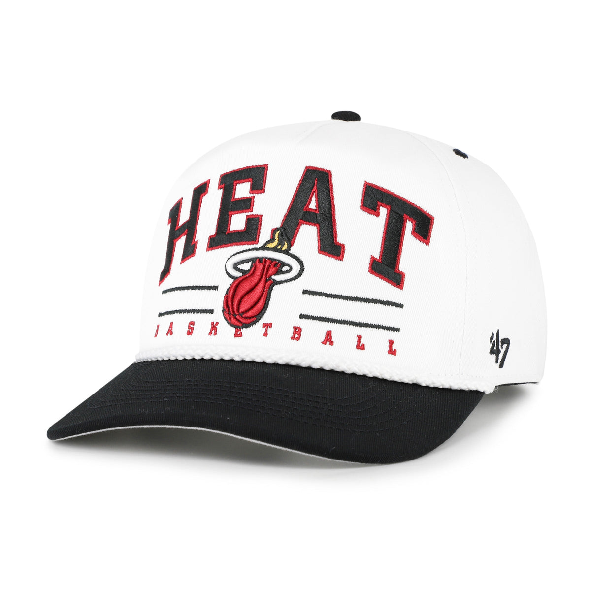 MIAMI HEAT ROSCOE ROPE TWO TONE '47 HITCH WHITE