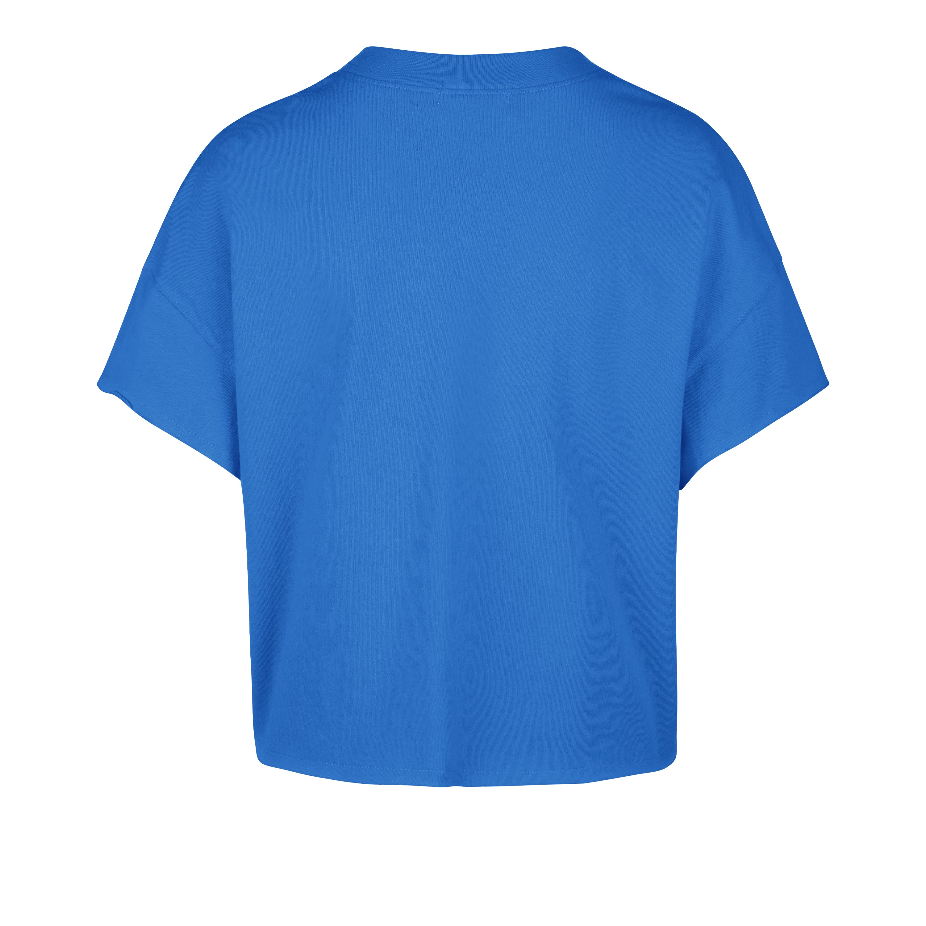 OKLAHOMA CITY THUNDER ELATION OVERSIZED '47 NOTCH NECK TEE WOMENS BLUE RAZ
