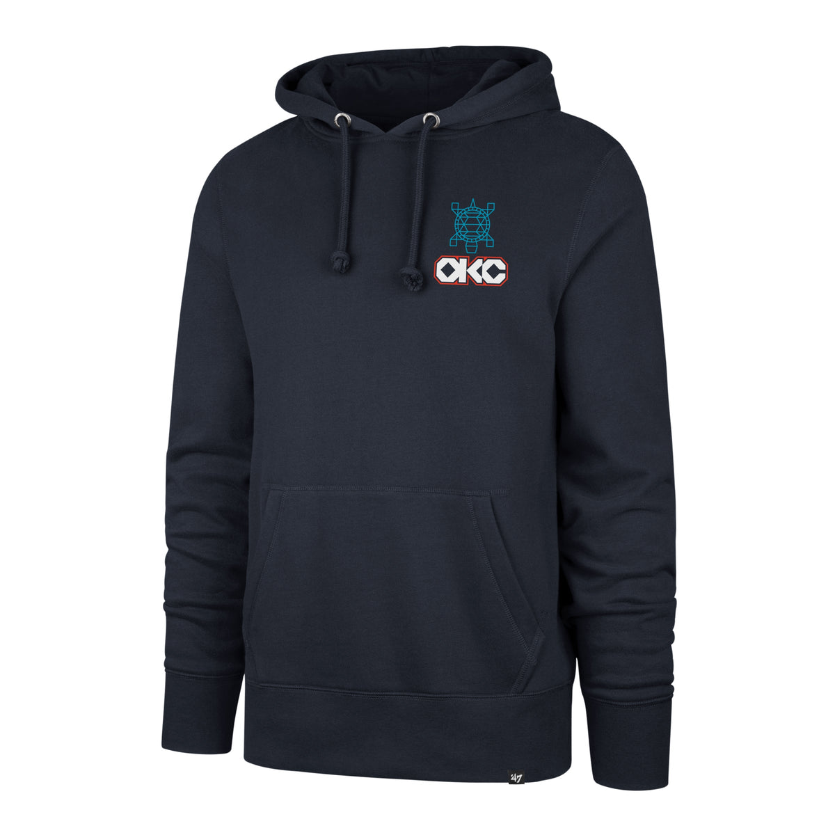 OKLAHOMA CITY THUNDER CITY EDITION JAB STEP '47 HEADLINE HOOD FALL NAVY