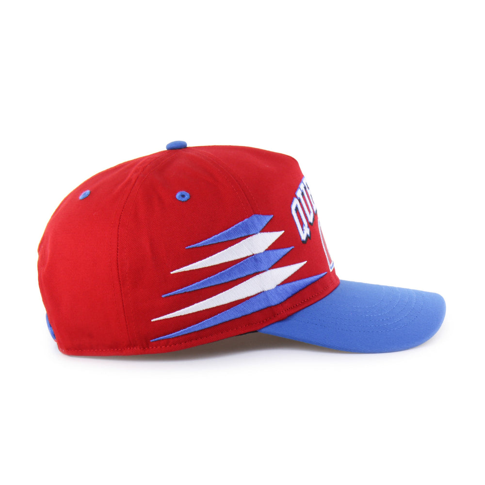 QUEBEC NORDIQUES VINTAGE DIAMOND CUT '47 HITCH RED