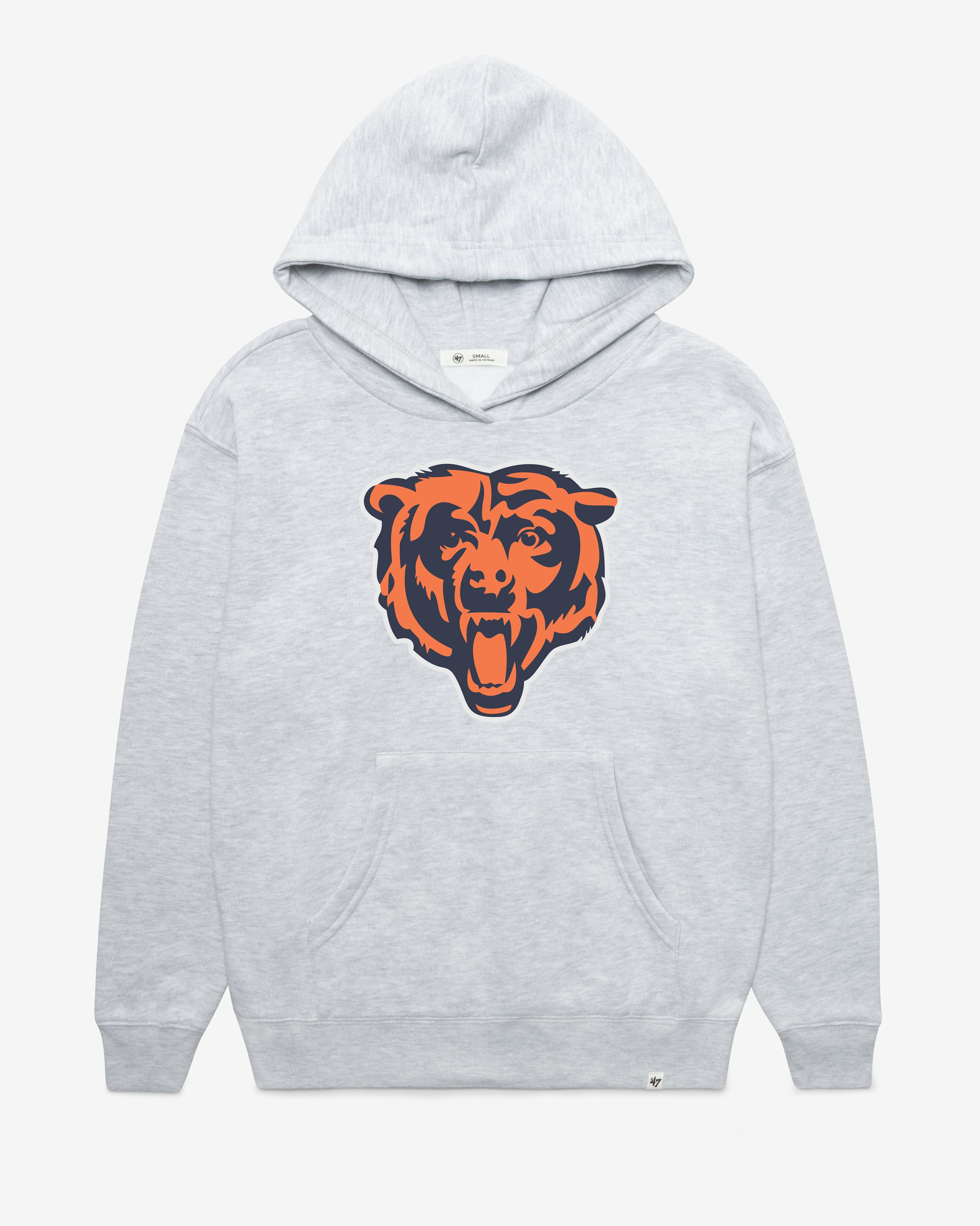 CHICAGO BEARS IMPRINT '47 NAOMI HOOD WOMENS RELAY GREY