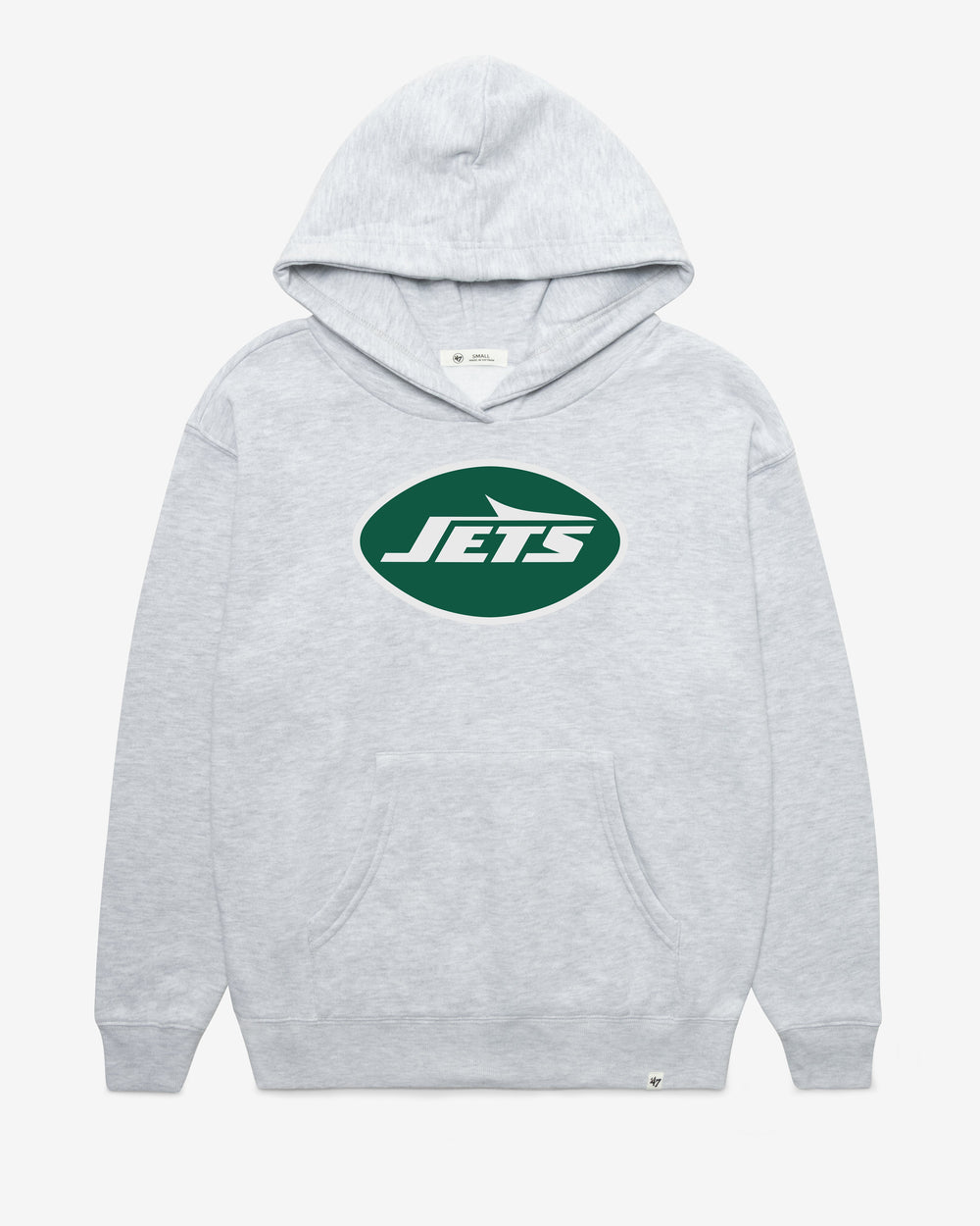 NEW YORK JETS IMPRINT '47 NAOMI HOOD WOMENS RELAY GREY