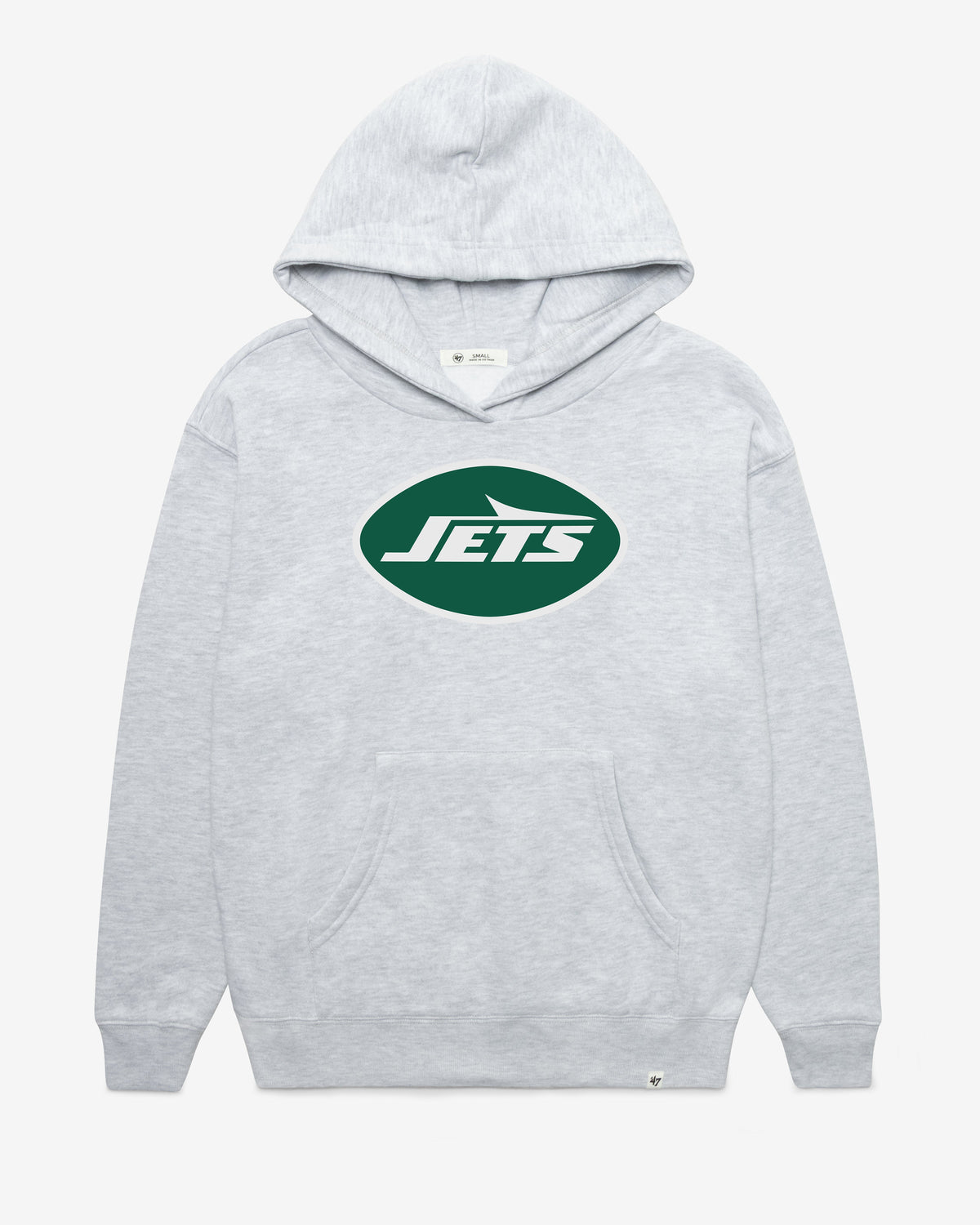 NEW YORK JETS IMPRINT '47 NAOMI HOOD WOMENS RELAY GREY