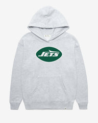 NEW YORK JETS IMPRINT '47 NAOMI HOOD WOMENS RELAY GREY