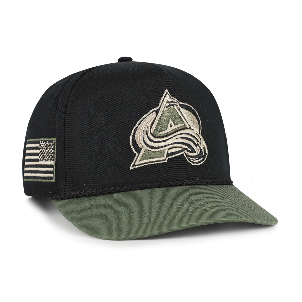 COLORADO AVALANCHE KHAKI ACCENTS '47 HITCH BLACK