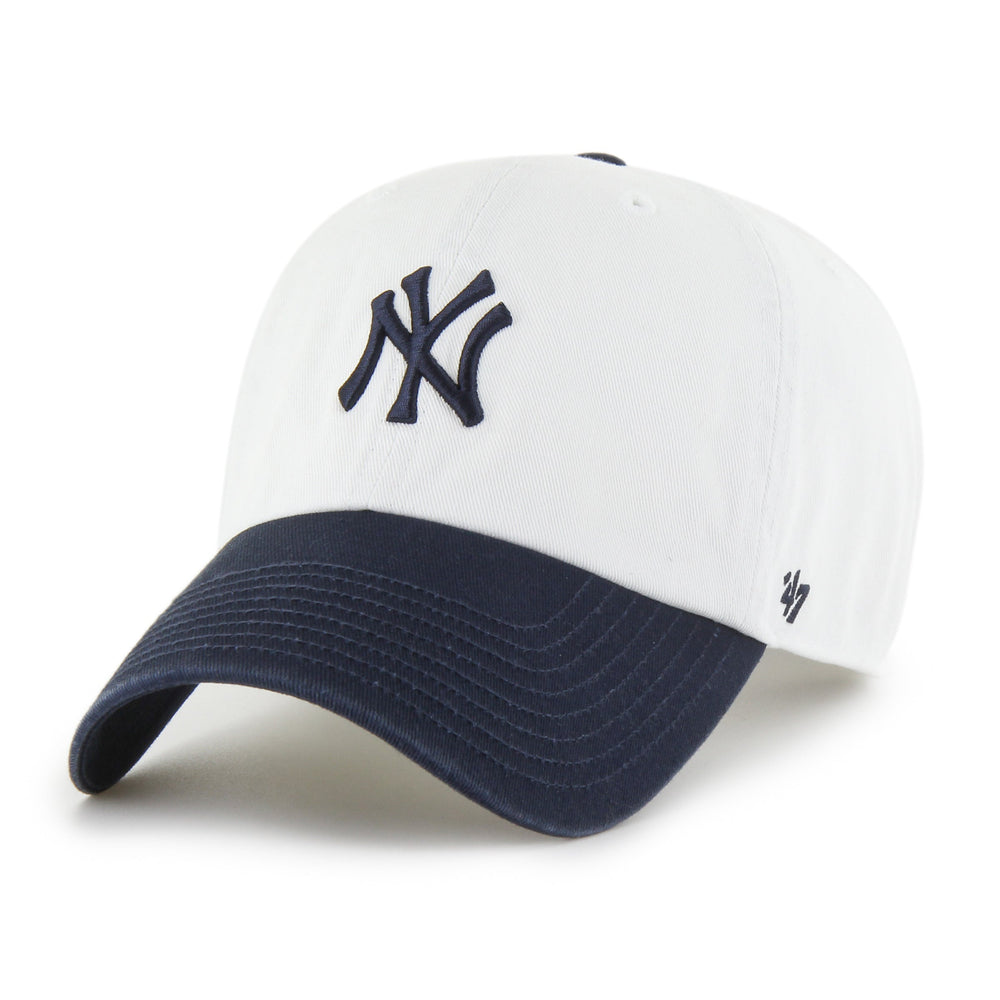 NEW YORK YANKEES SPORTY & RICH '47 CLEAN UP WHITE
