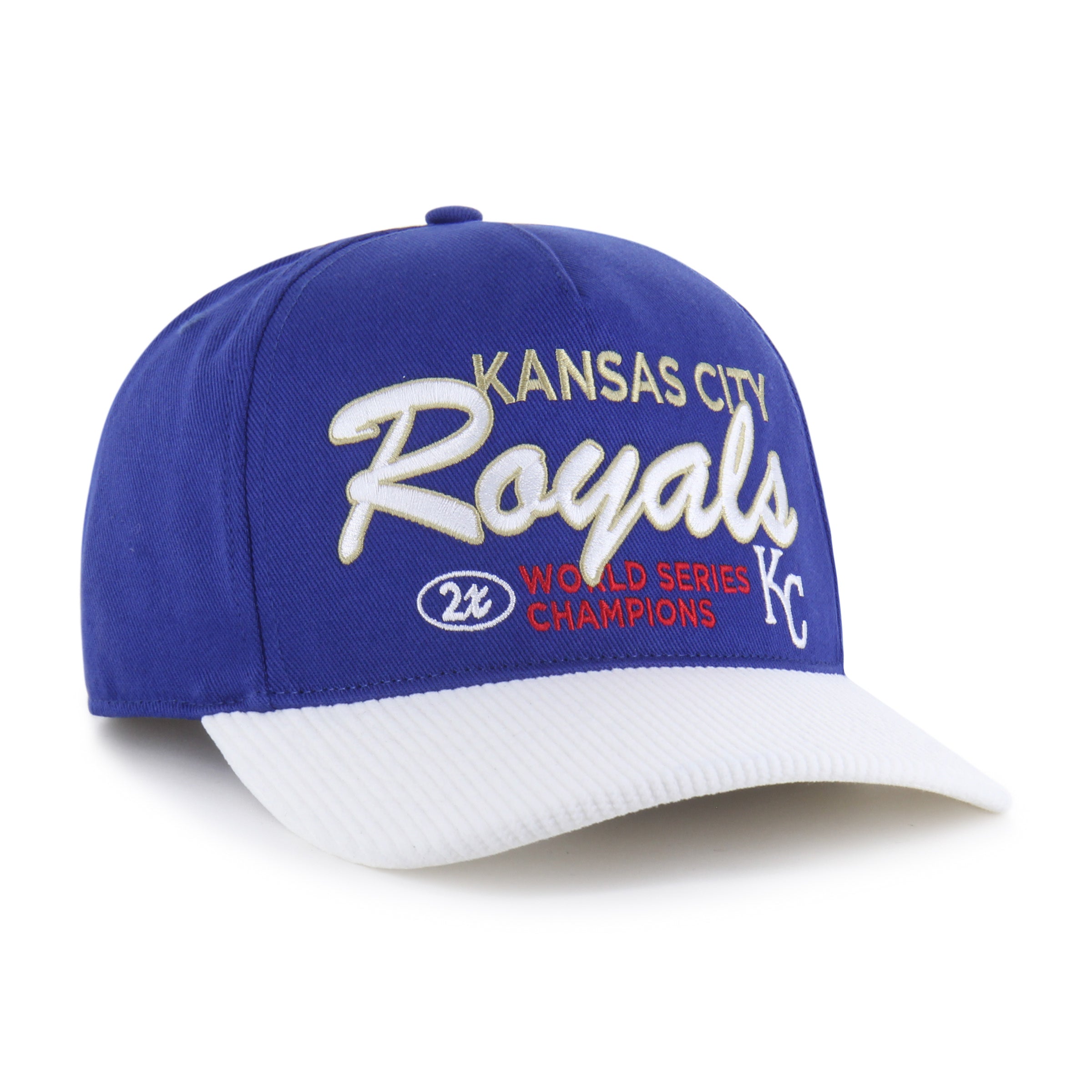 KANSAS CITY ROYALS COOPERSTOWN WORLD SERIES MULTI TIME '47 HITCH RF RELAXED FIT ROYAL