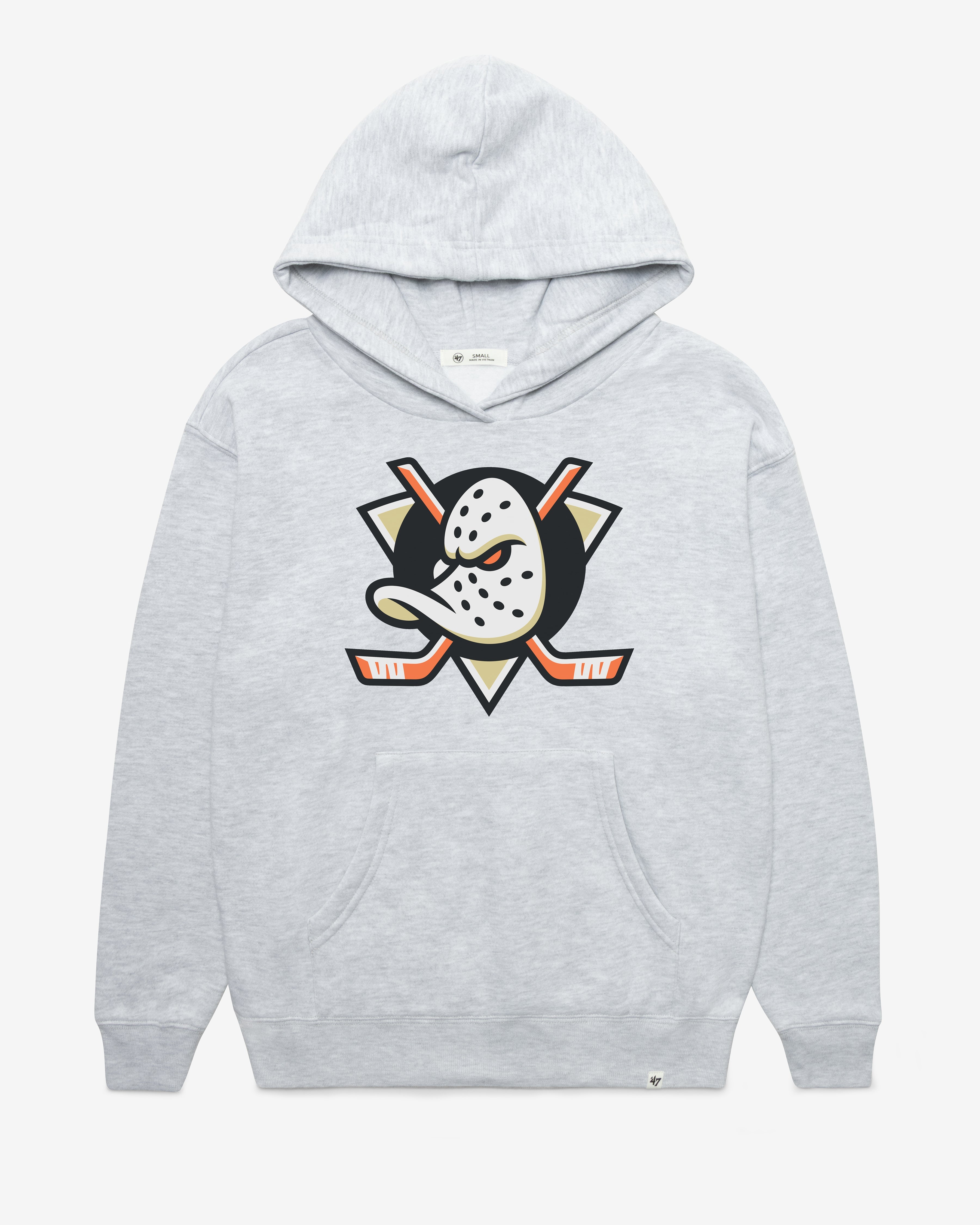 ANAHEIM DUCKS IMPRINT '47 NAOMI HOOD WOMENS RELAY GREY