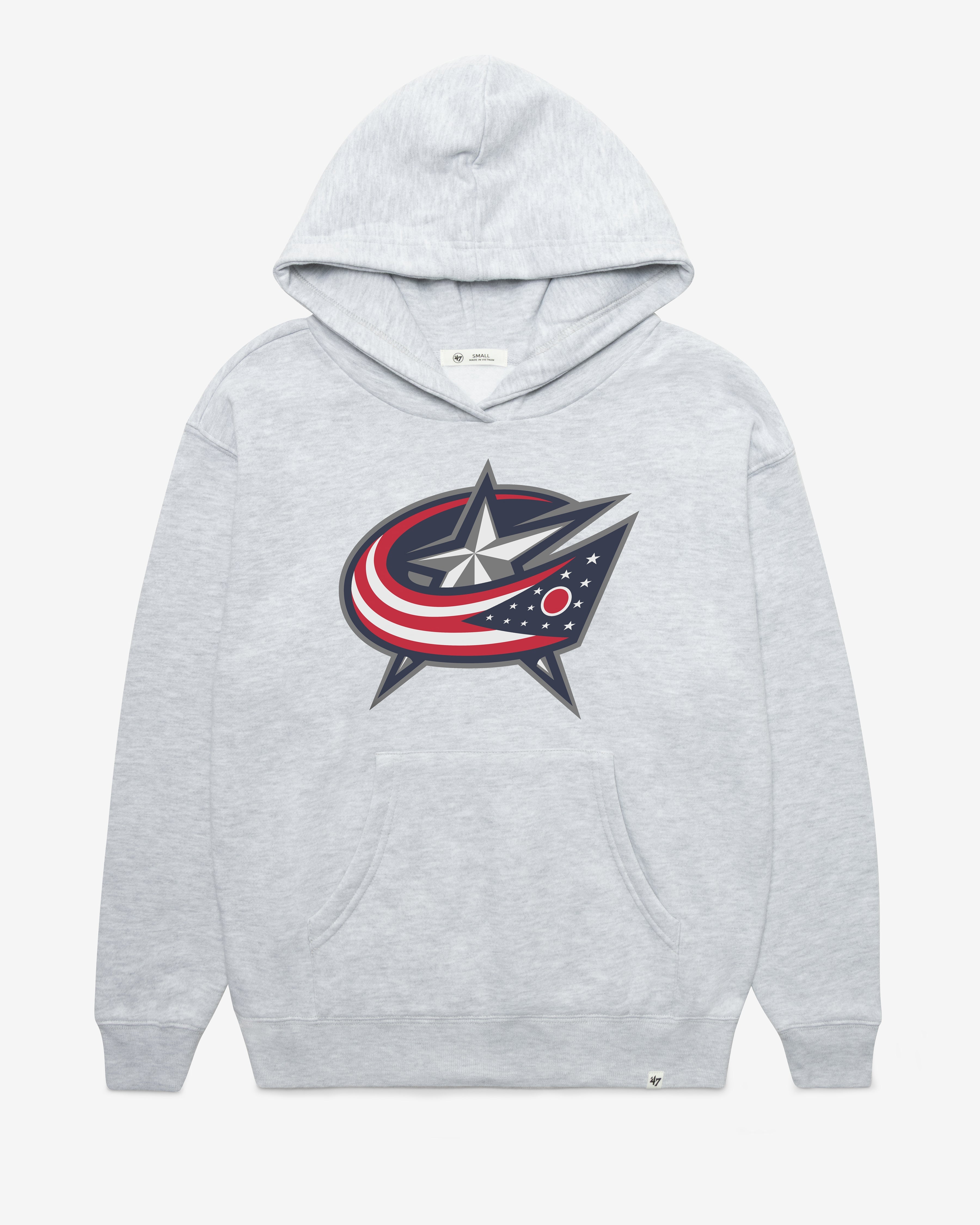 COLUMBUS BLUE JACKETS IMPRINT '47 NAOMI HOOD WOMENS RELAY GREY