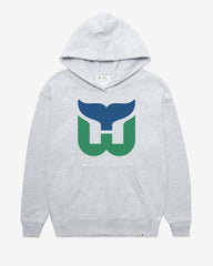 HARTFORD WHALERS VINTAGE IMPRINT '47 NAOMI HOOD WOMENS RELAY GREY