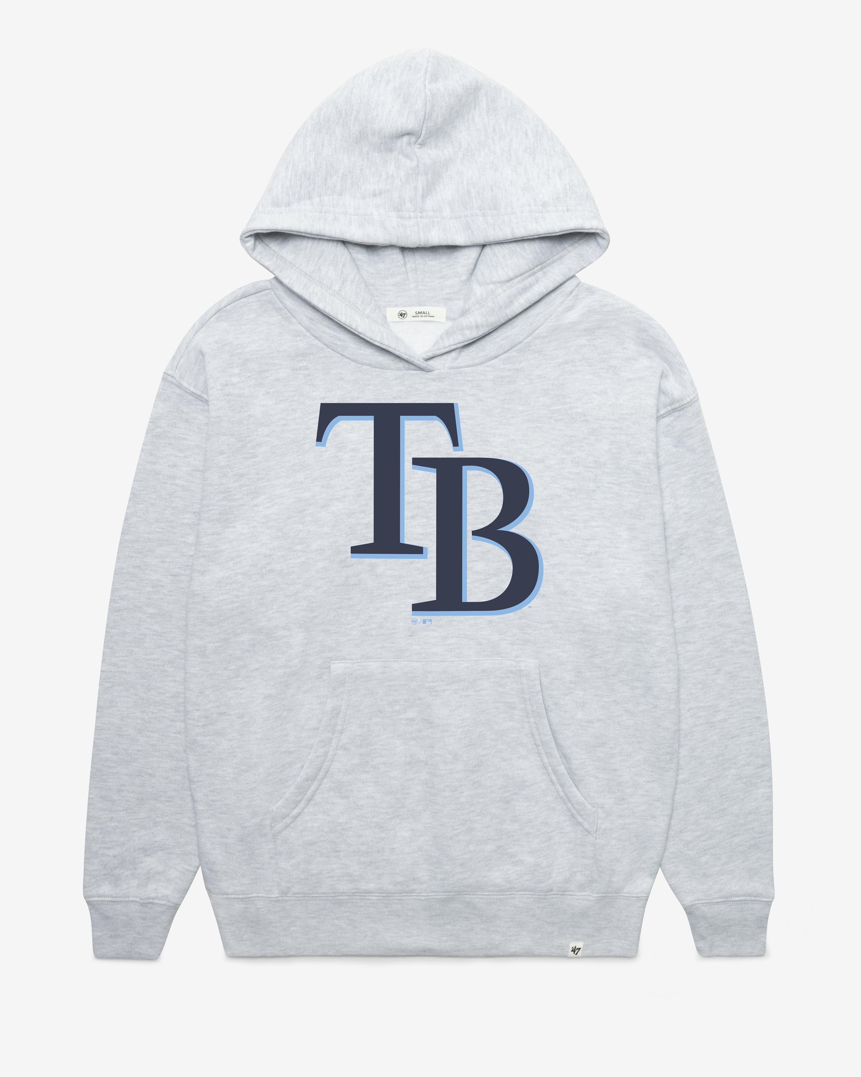 TAMPA BAY RAYS IMPRINT '47 NAOMI HOOD WOMENS RELAY GREY