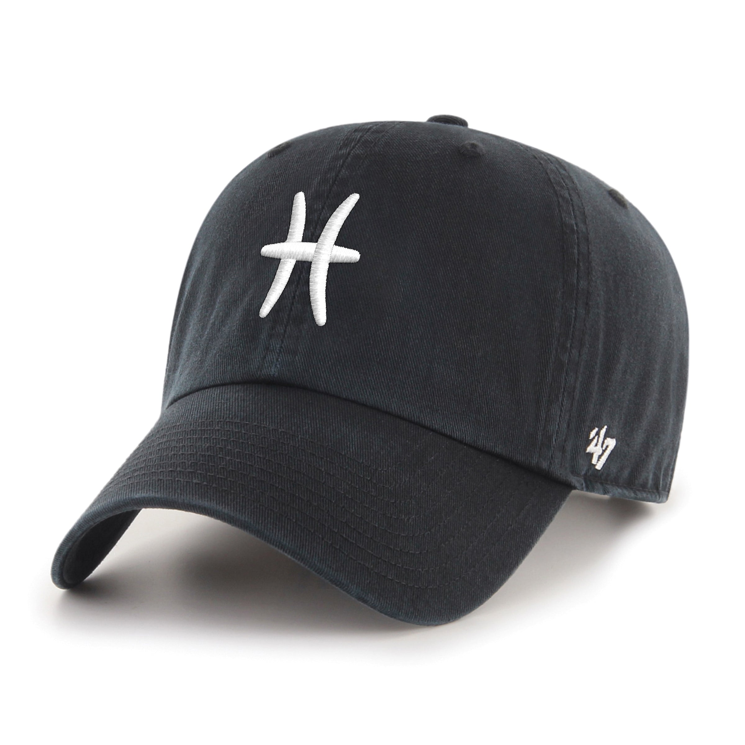 ZODIAC PISCES BASE RUNNER ICON '47 CLEAN UP BLACK