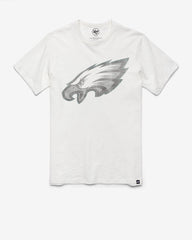 PHILADELPHIA EAGLES GRIT '47 SCRUM TEE WHITE WASH