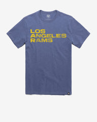 LOS ANGELES RAMS GRIT '47 SCRUM TEE BLEACHER BLUE