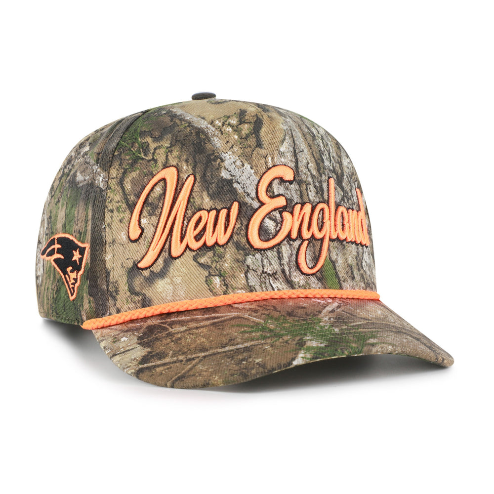 NEW ENGLAND PATRIOTS OVERHAND SCRIPT REALTREE '47 HITCH RELAXED FIT REALTREE APX