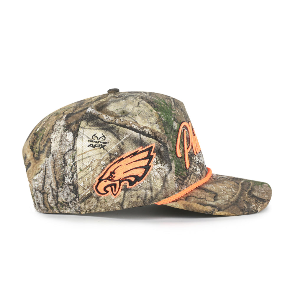 PHILADELPHIA EAGLES OVERHAND SCRIPT REALTREE '47 HITCH RELAXED FIT REALTREE APX
