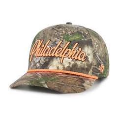PHILADELPHIA EAGLES OVERHAND SCRIPT REALTREE '47 HITCH RELAXED FIT REALTREE APX