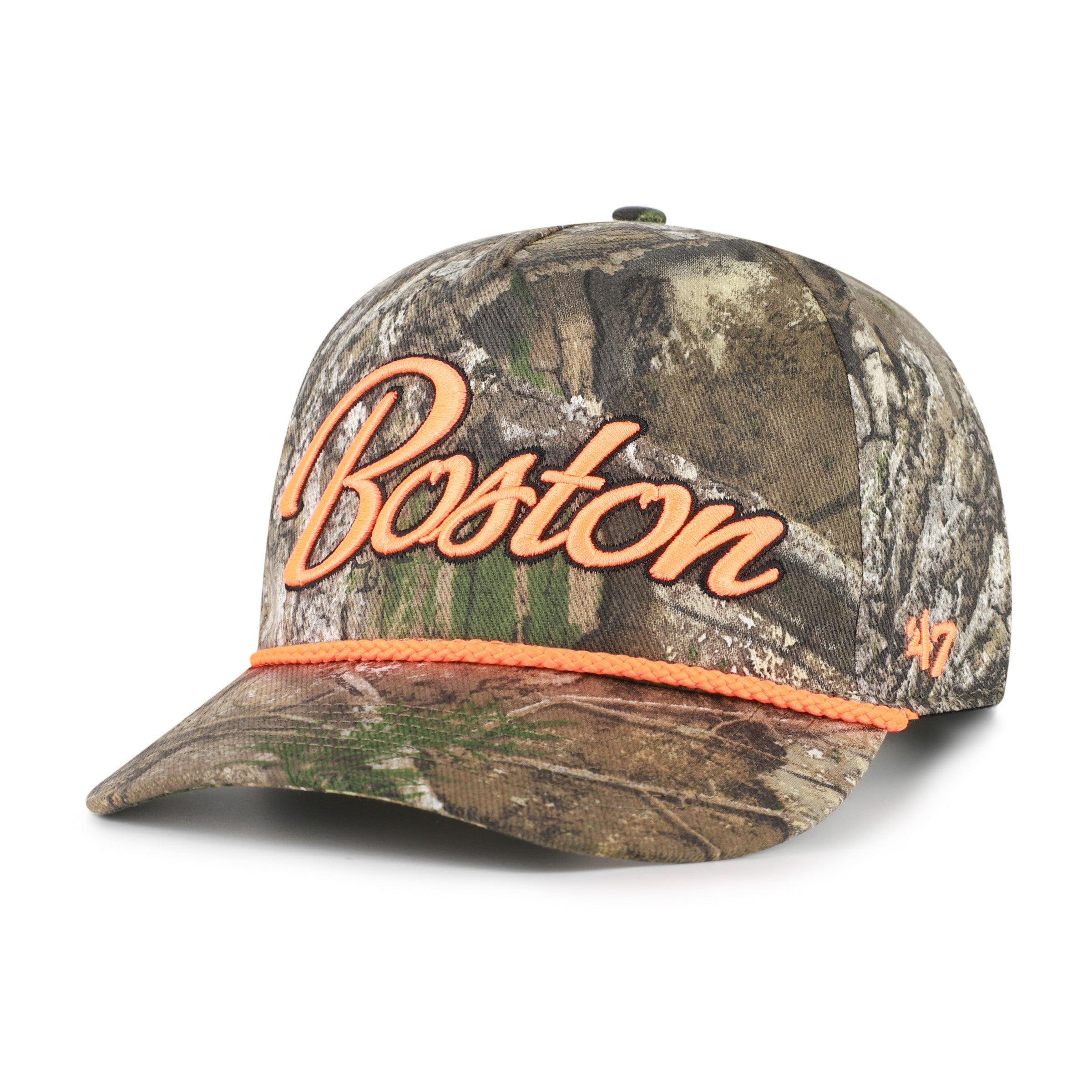 BOSTON BRUINS OVERHAND SCRIPT REALTREE '47 HITCH REALTREE APX