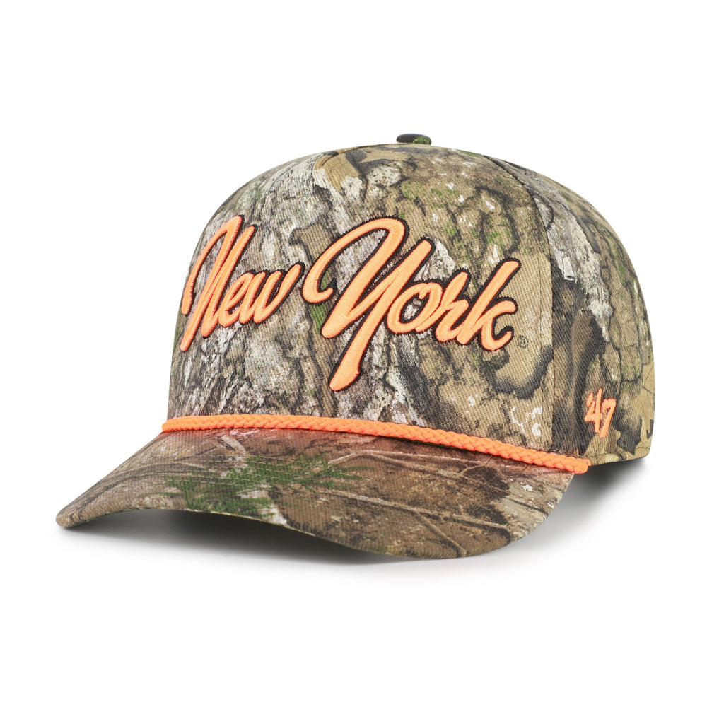 NEW YORK RANGERS OVERHAND SCRIPT REALTREE '47 HITCH REALTREE APX