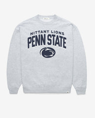 PENN STATE NITTANY LIONS CAMPUS ARCH CLOUD '47 OVERSIZED CREW WOMENS RELAY GREY