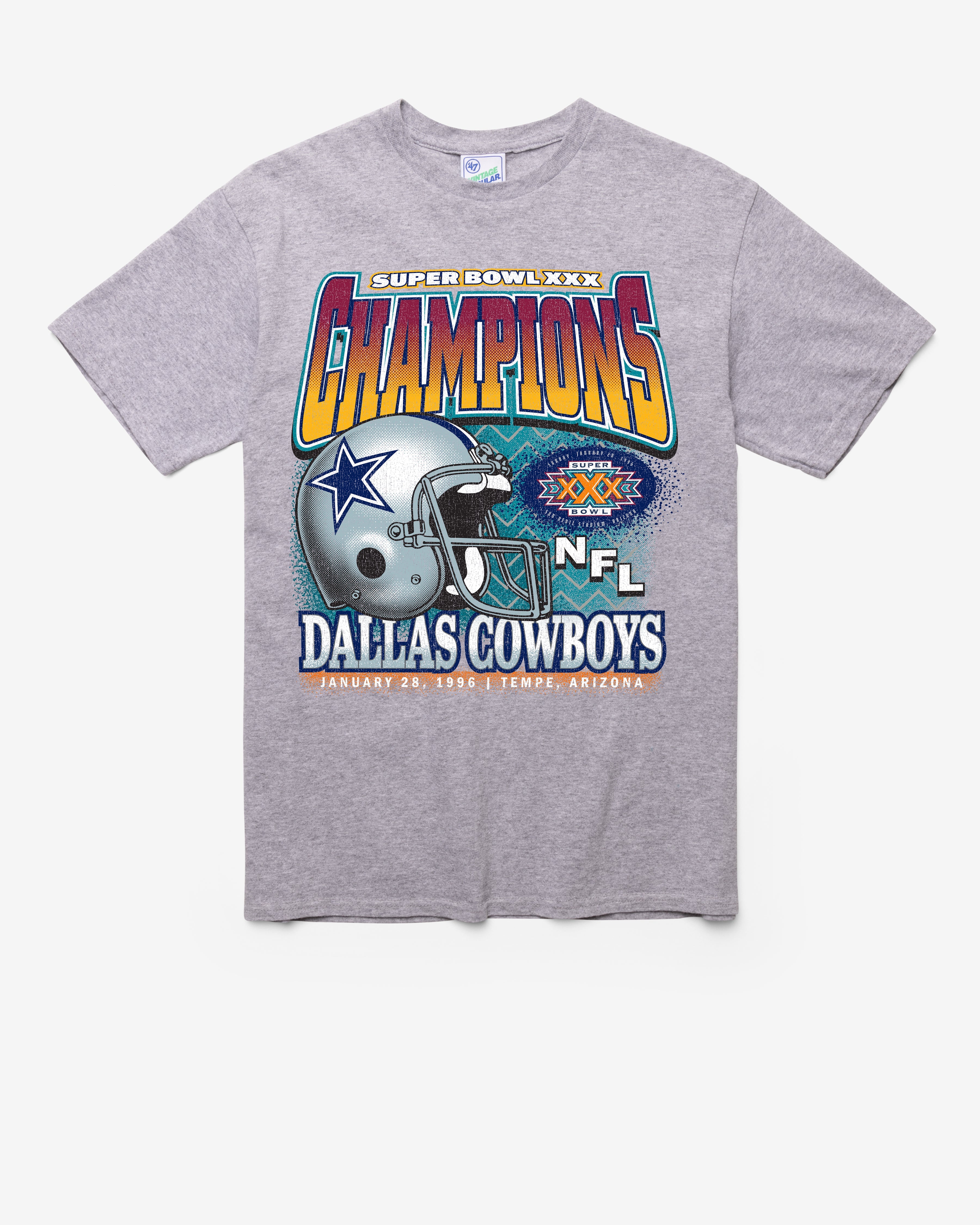 DALLAS COWBOYS LOCKER VINTAGE '47 TUBULAR TEE DT ATHLETIC HEATHER