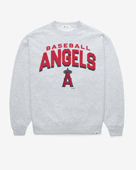 LOS ANGELES ANGELS CAMPUS ARCH CLOUD '47 OVERSIZED CREW WOMENS RELAY GREY
