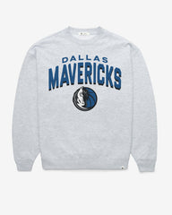 DALLAS MAVERICKS CAMPUS ARCH CLOUD '47 OVERSIZED CREW WOMENS RELAY GREY
