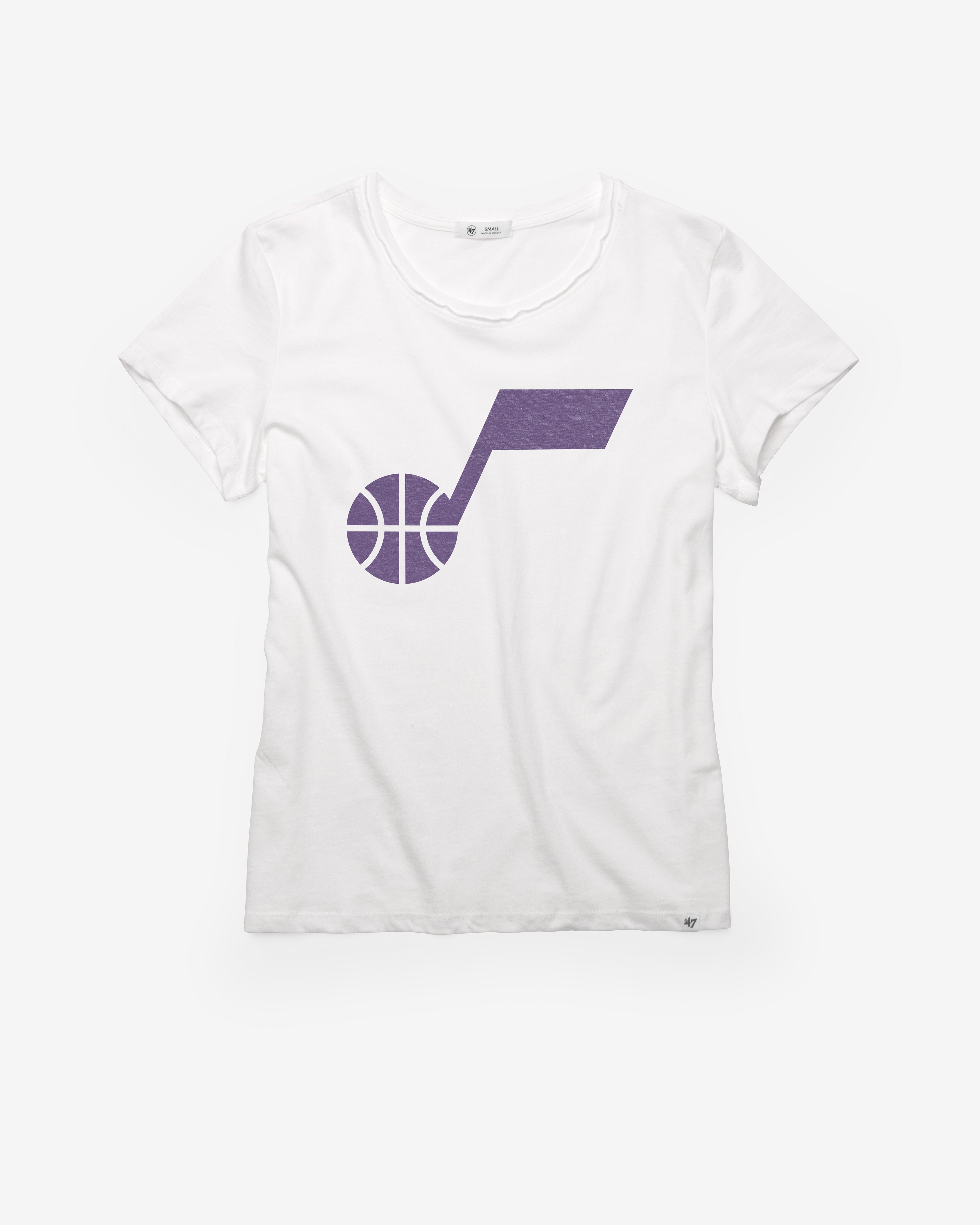 UTAH JAZZ PREMIER '47 FRANKIE TEE WOMENS WHITE WASH