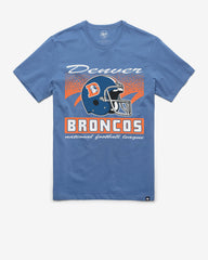 DENVER BRONCOS HISTORIC WAVER '47 FRANKLIN TEE CADET BLUE