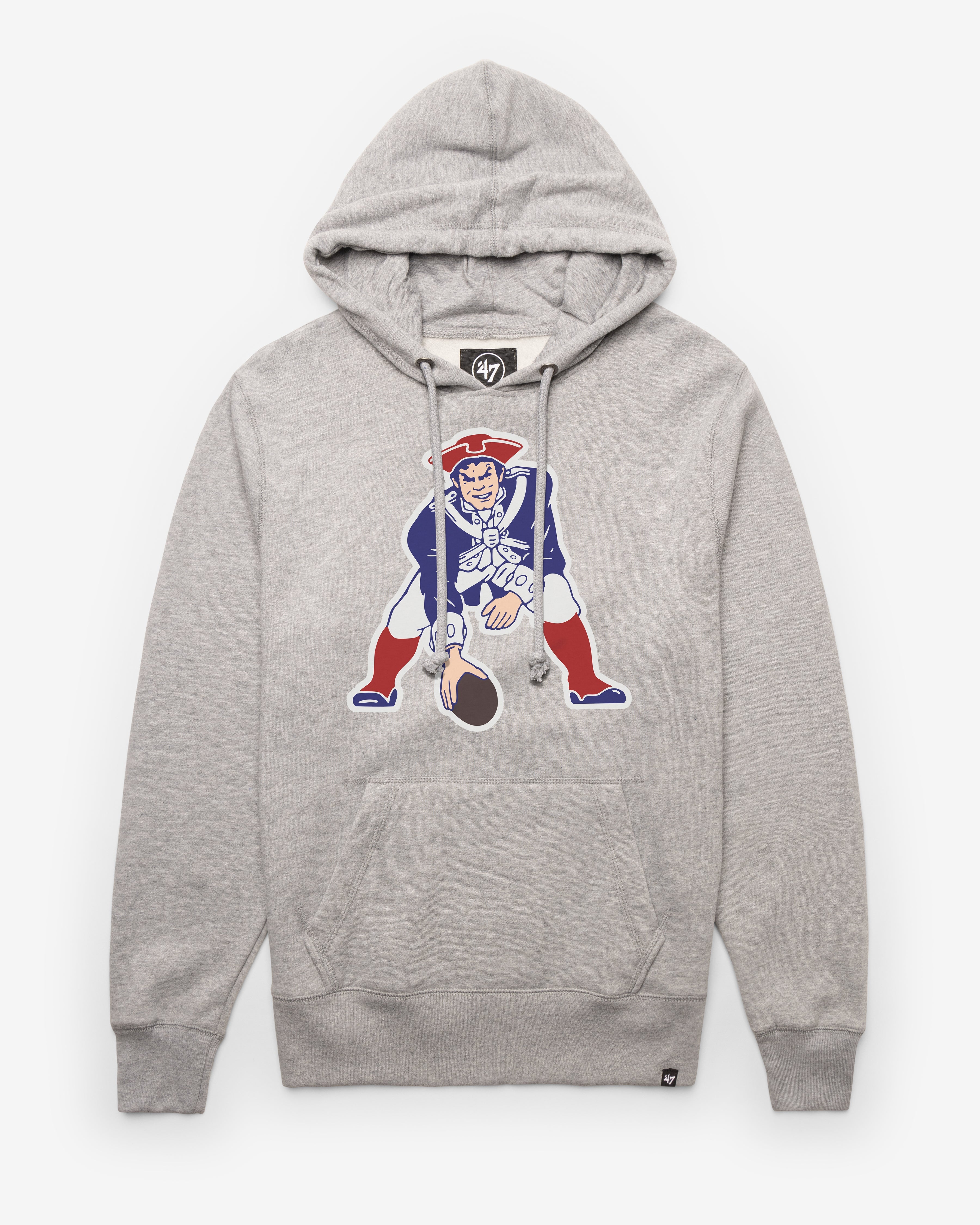 NEW ENGLAND PATRIOTS HISTORIC IMPRINT '47 HEADLINE HOOD SLATE GREY