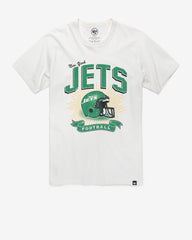 NEW YORK JETS HISTORIC PRIME PLAY '47 FRANKLIN TEE WHITE WASH