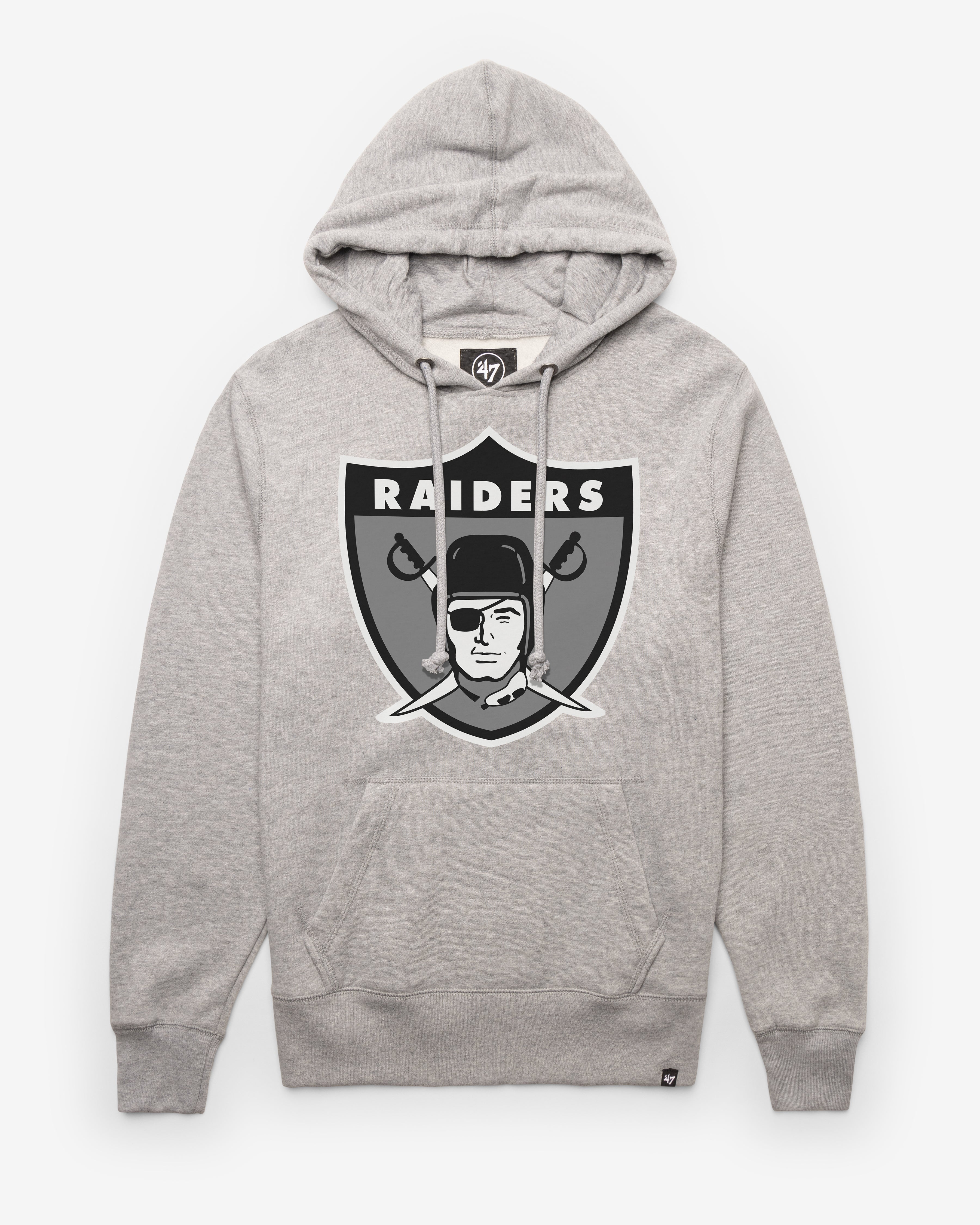LAS VEGAS RAIDERS HISTORIC IMPRINT '47 HEADLINE HOOD SLATE GREY