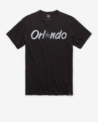 ORLANDO MAGIC HARDWOOD CLASSICS GRIT WORDMARK '47 SCRUM TEE JET BLACK