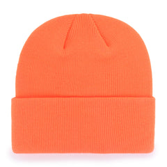 NEW ENGLAND PATRIOTS HUNTER '47 CUFF KNIT NEON ORANGE