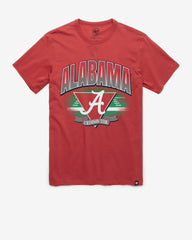 ALABAMA CRIMSON TIDE ARENA FADE '47 FRANKLIN TEE MISSION RED