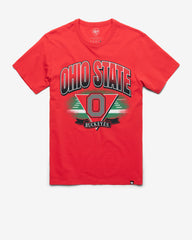 OHIO STATE BUCKEYES ARENA FADE '47 FRANKLIN TEE RACER RED