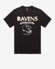 BALTIMORE RAVENS LONG HAUL '47 SCRUM TEE JET BLACK