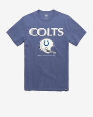 INDIANAPOLIS COLTS HISTORIC LONG HAUL '47 SCRUM TEE BLEACHER BLUE