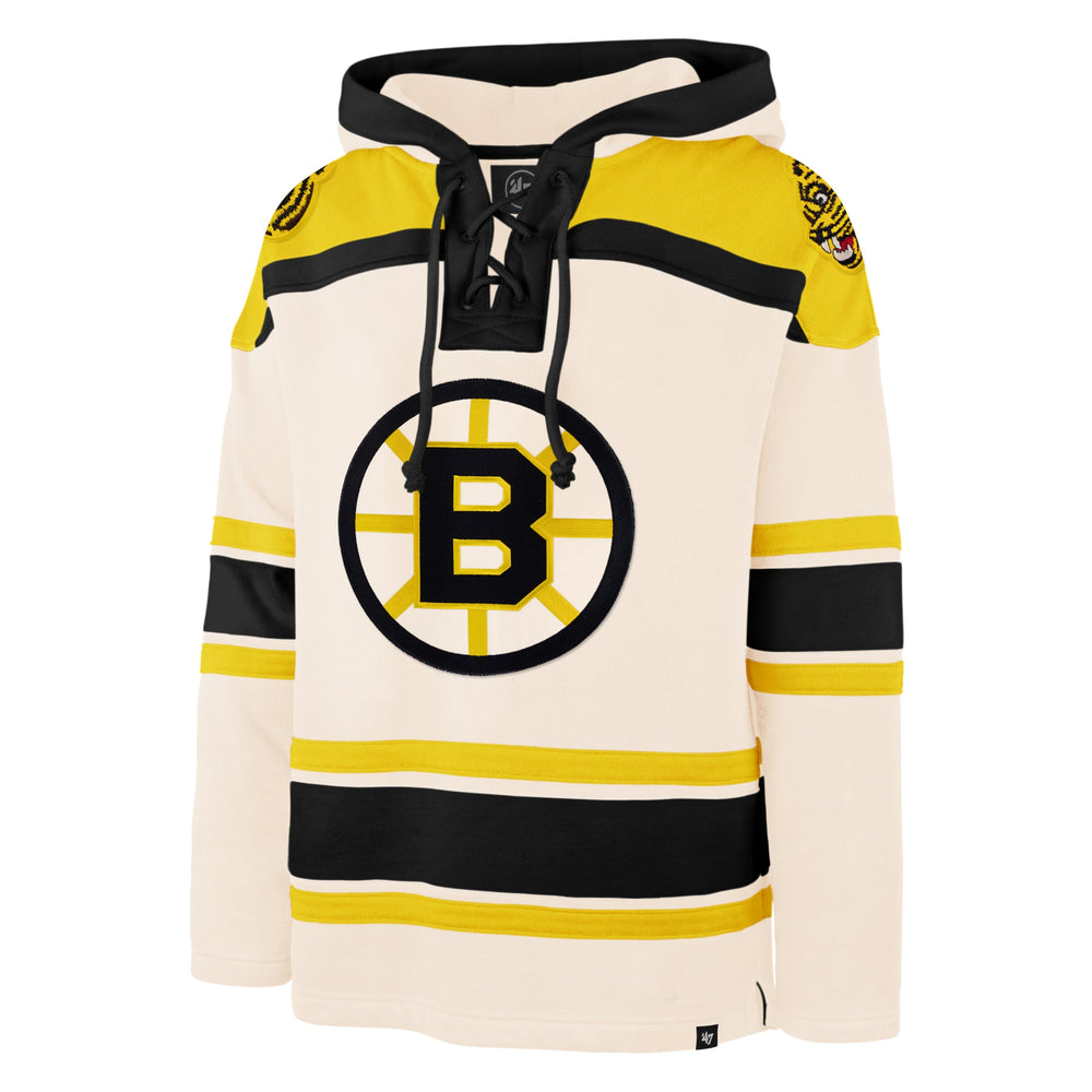 BOSTON BRUINS VINTAGE SUPERIOR '47 LACER HOOD CREAM