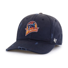 GOLDEN STATE WARRIORS HARDWOOD CLASSICS WORN '47 FRANCHISE LIFESTYLE NAVY