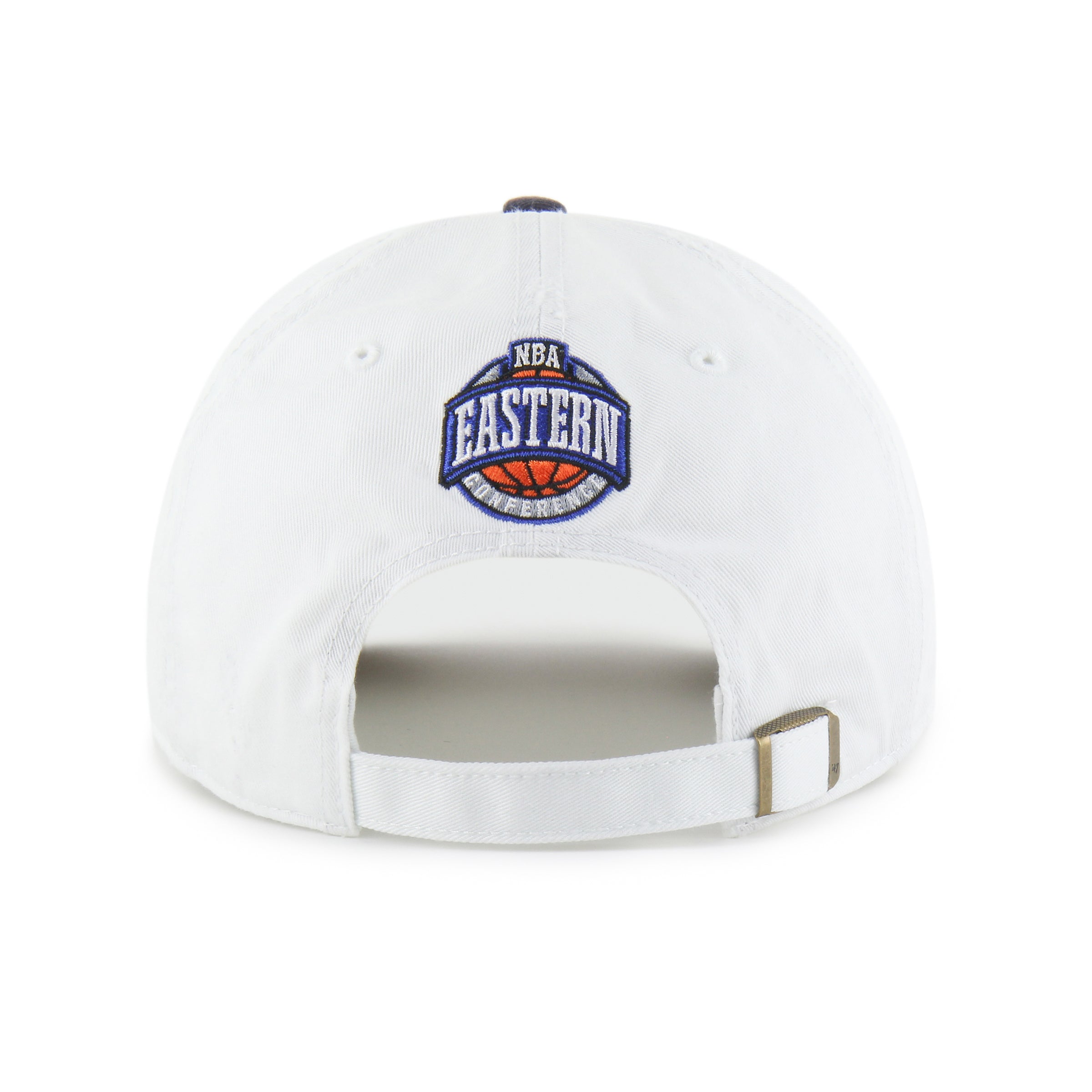 INDIANA PACERS HARDWOOD CLASSICS WORN SCRIPT '47 CLEAN UP MF MID FIT WHITE