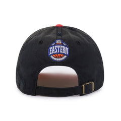 TORONTO RAPTORS HARDWOOD CLASSICS WORN SCRIPT '47 CLEAN UP MF MID FIT BLACK