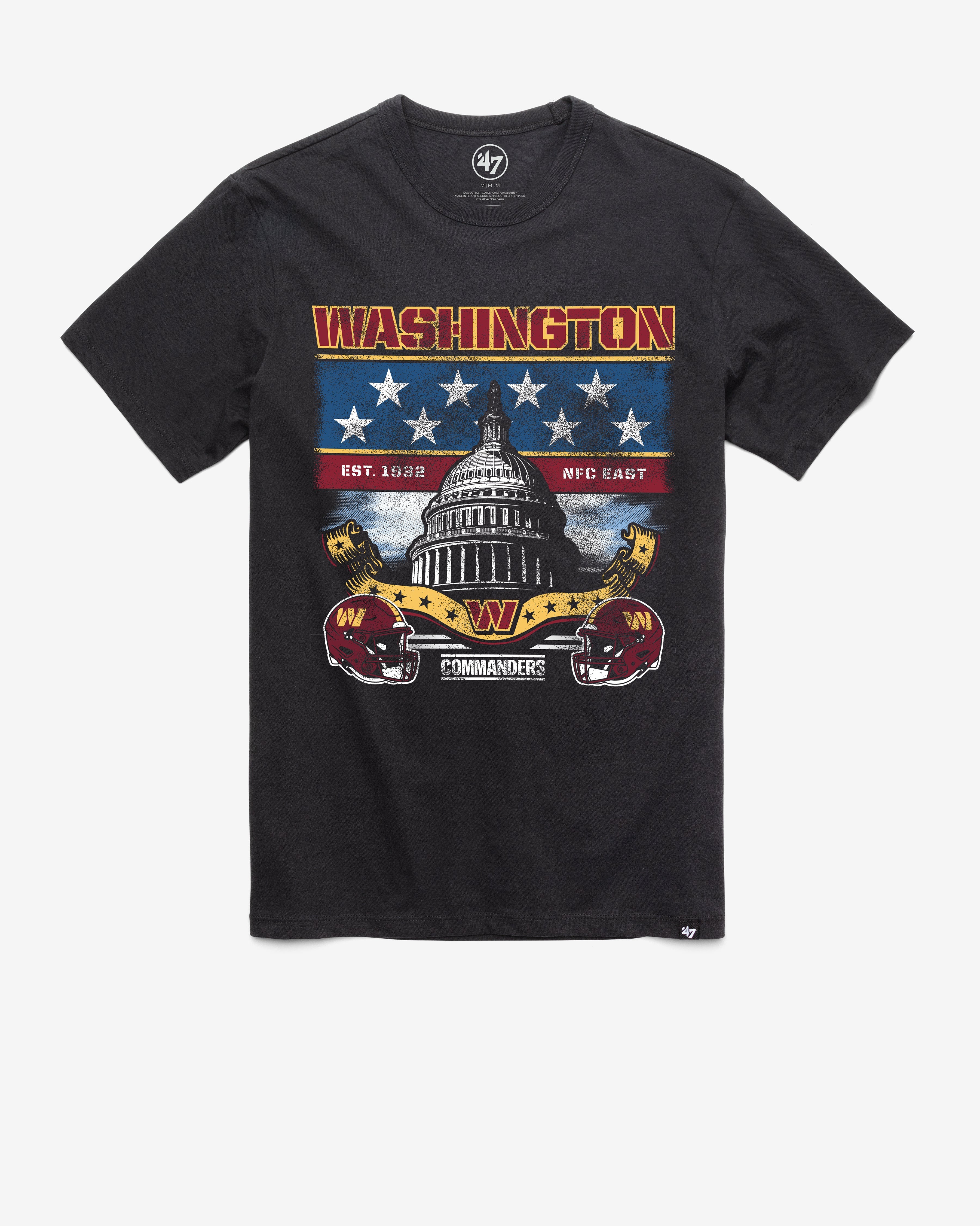 WASHINGTON COMMANDERS REGIONAL '47 FRANKLIN TEE FLINT BLACK