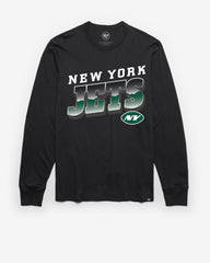 NEW YORK JETS POLISHED '47 FRANKLIN LONG SLEEVE TEE FLINT BLACK