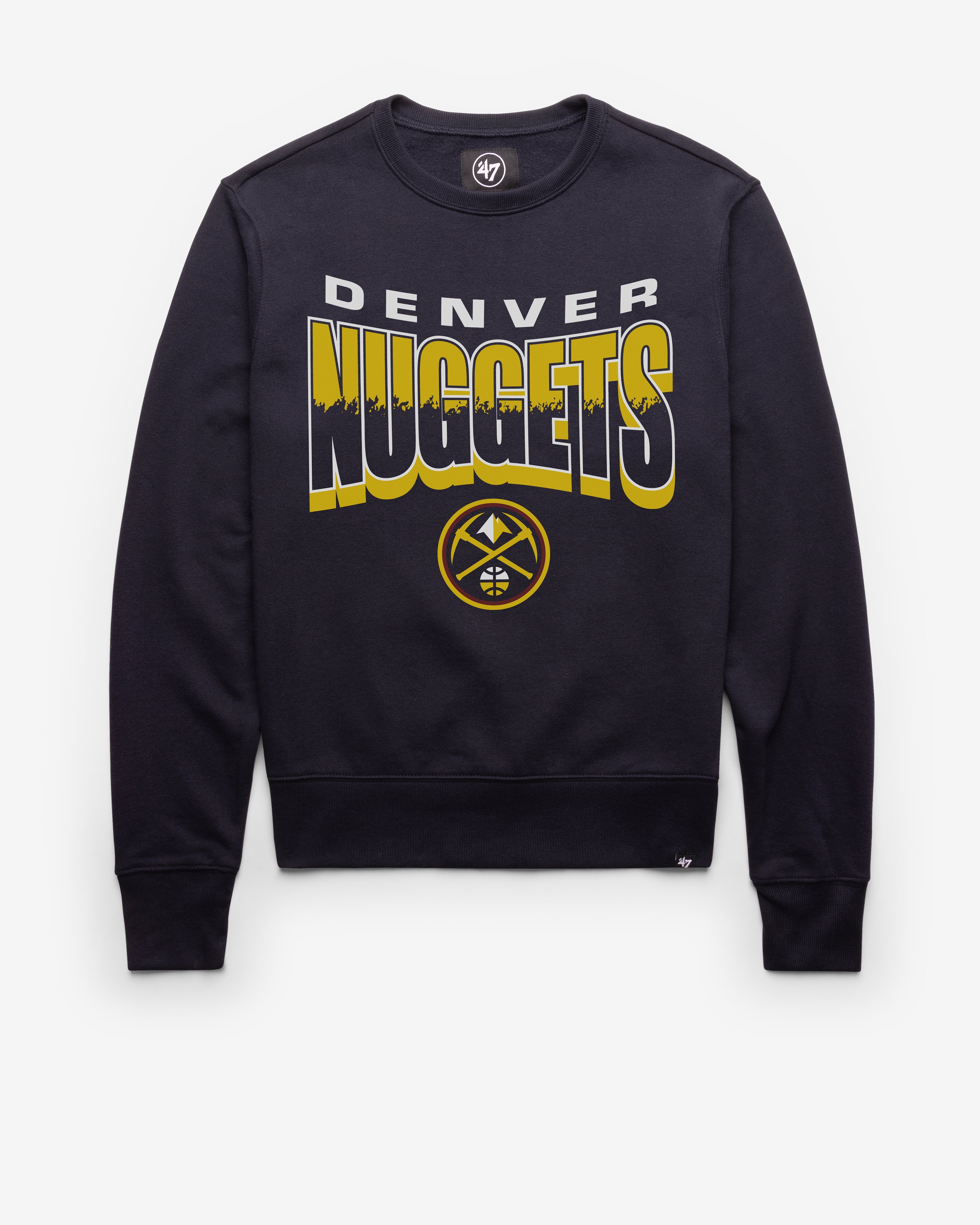 DENVER NUGGETS BRUSH BY '47 HEADLINE CREW FALL NAVY